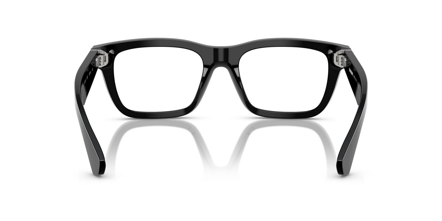 Occhiali da vista Burberry BE 2419 (3001) colore nero forma rettangolare lenti lente demo