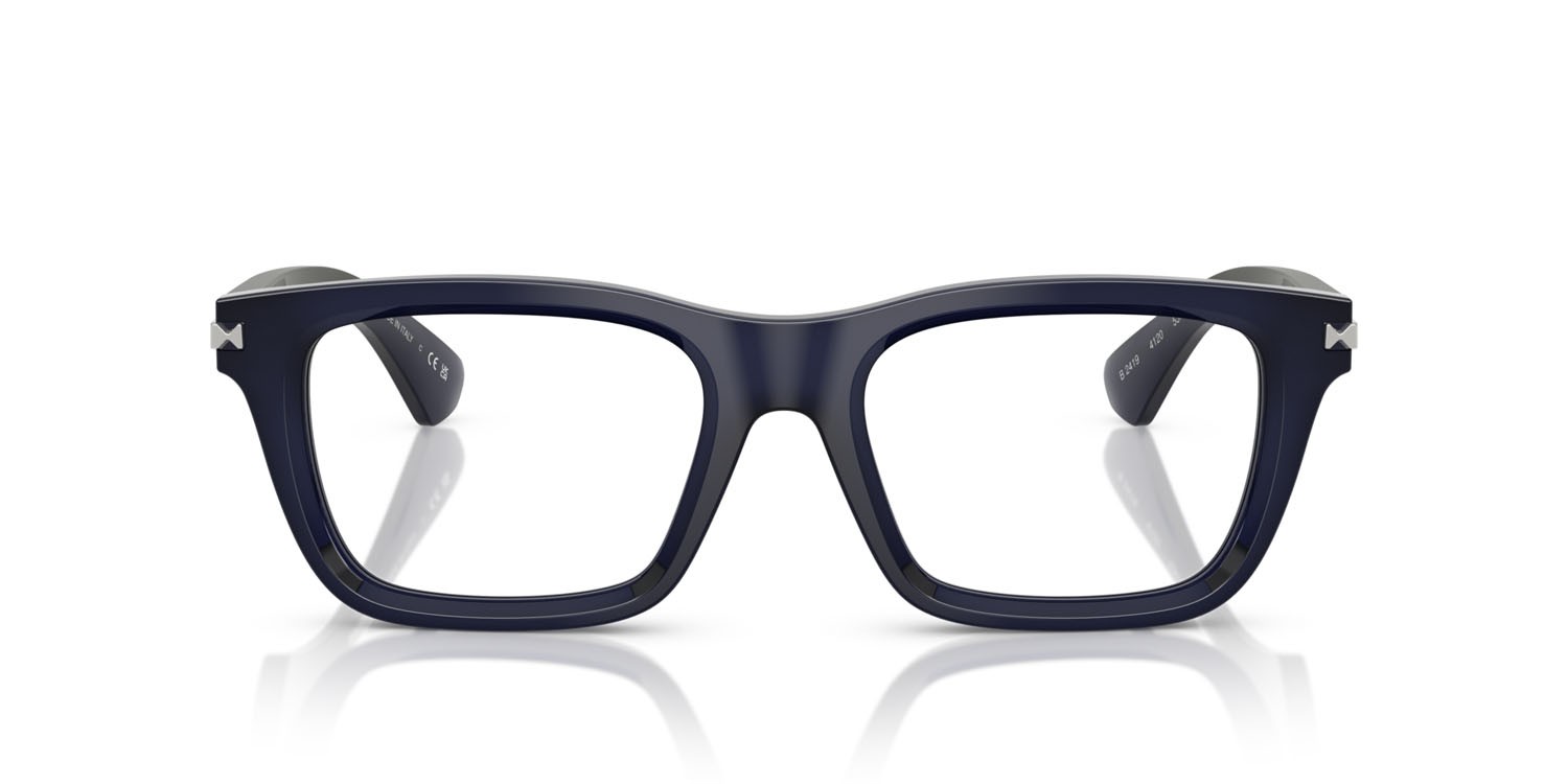 Occhiali da vista Burberry BE 2419 (4120) colore blu forma rettangolare lenti lente demo