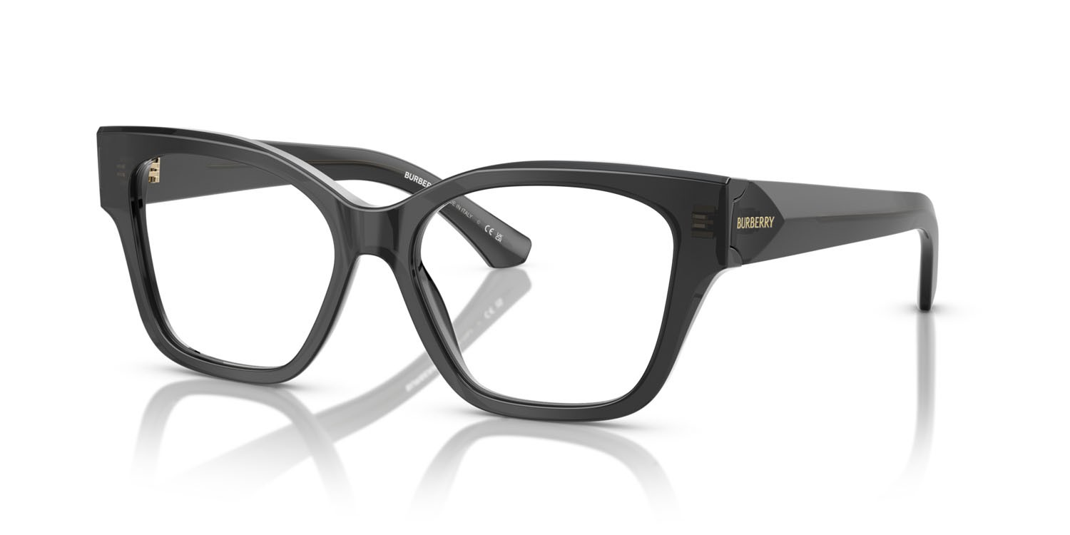 Occhiali da vista Burberry BE 2420 (4112) colore grigio forma cat eye lenti lente demo