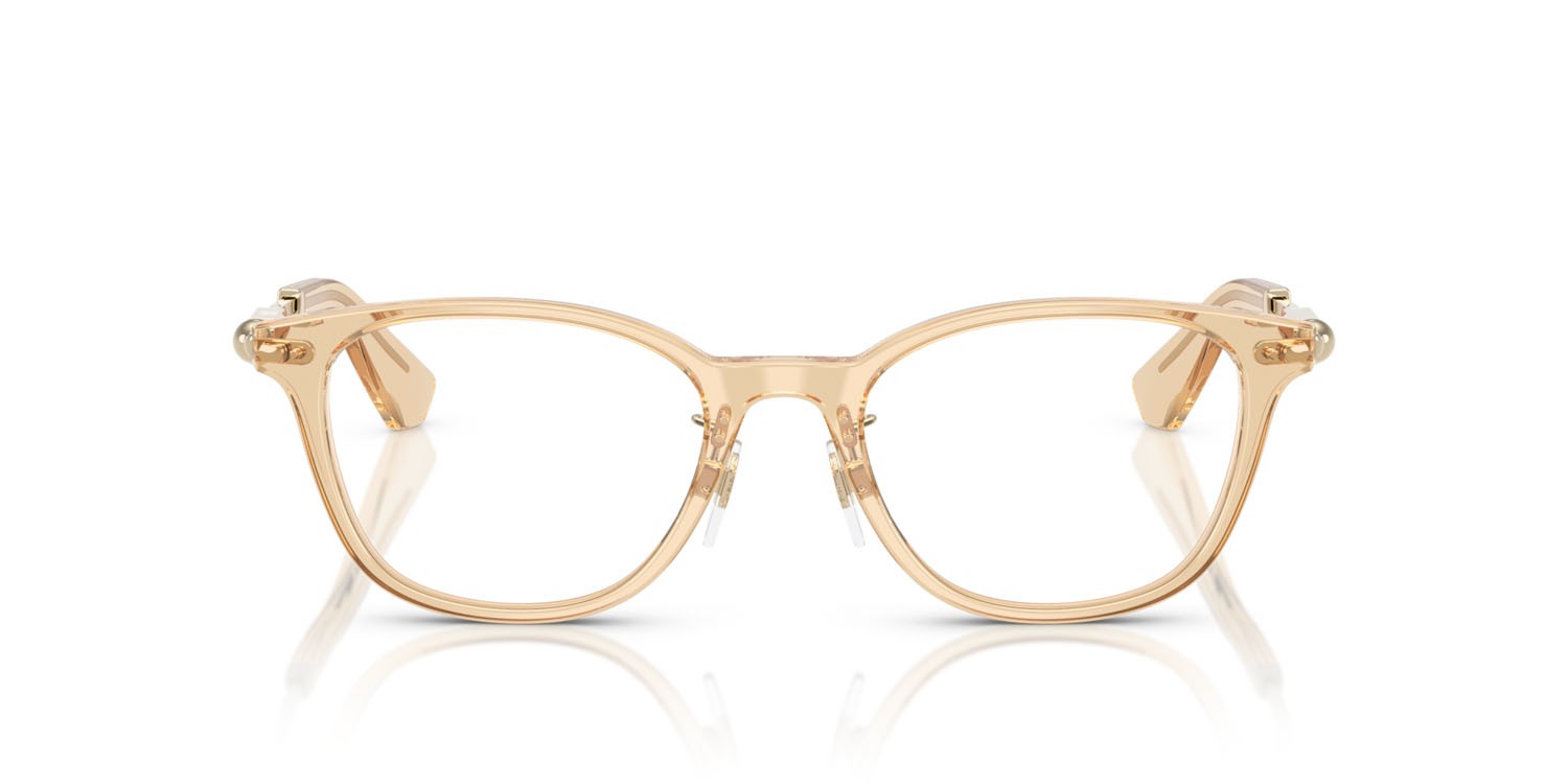 Occhiali da vista Burberry BE 2423D (4063) colore marrone forma quadrato lenti lente demo