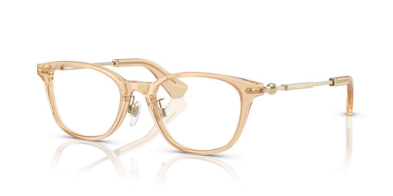 Occhiali da vista Burberry BE 2423D (4063) colore marrone forma quadrato lenti lente demo