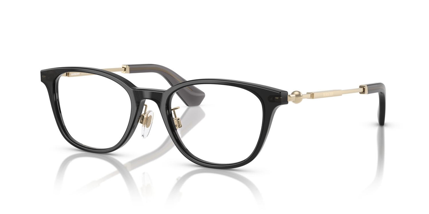 Occhiali da vista Burberry BE 2423D (4112) colore grigio forma quadrato lenti lente demo