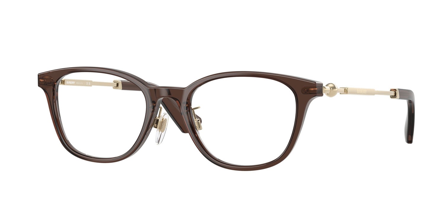 Occhiali da vista Burberry BE 2423D (4116) colore marrone forma quadrato lenti lente demo