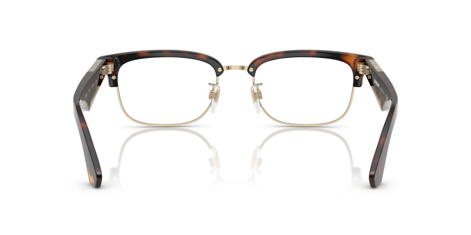 Brillen Burberry BE 2424D (3002) farbe oro chiaro form quadratisch gläser lente demo