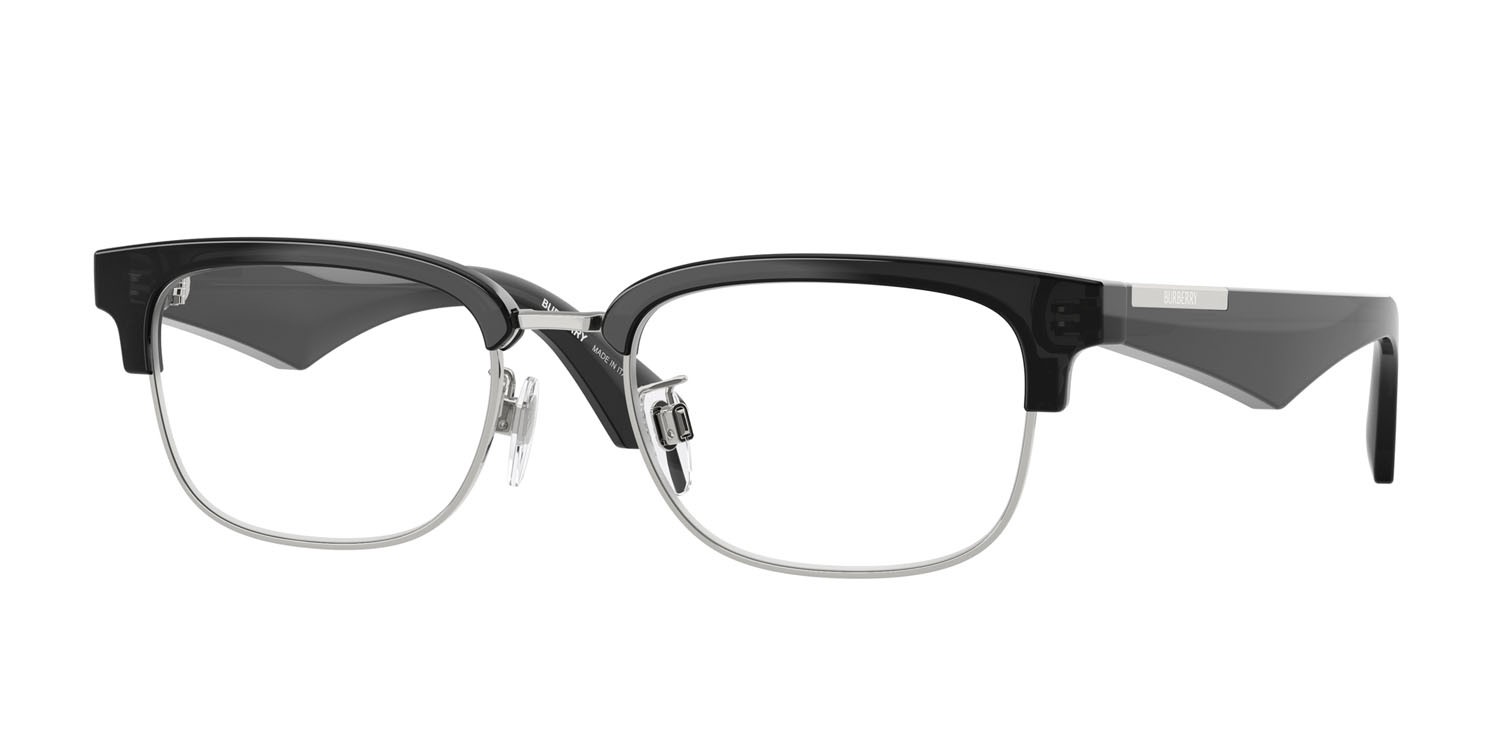 Occhiali da vista Burberry BE 2424D (4112) colore argento forma quadrato lenti lente demo
