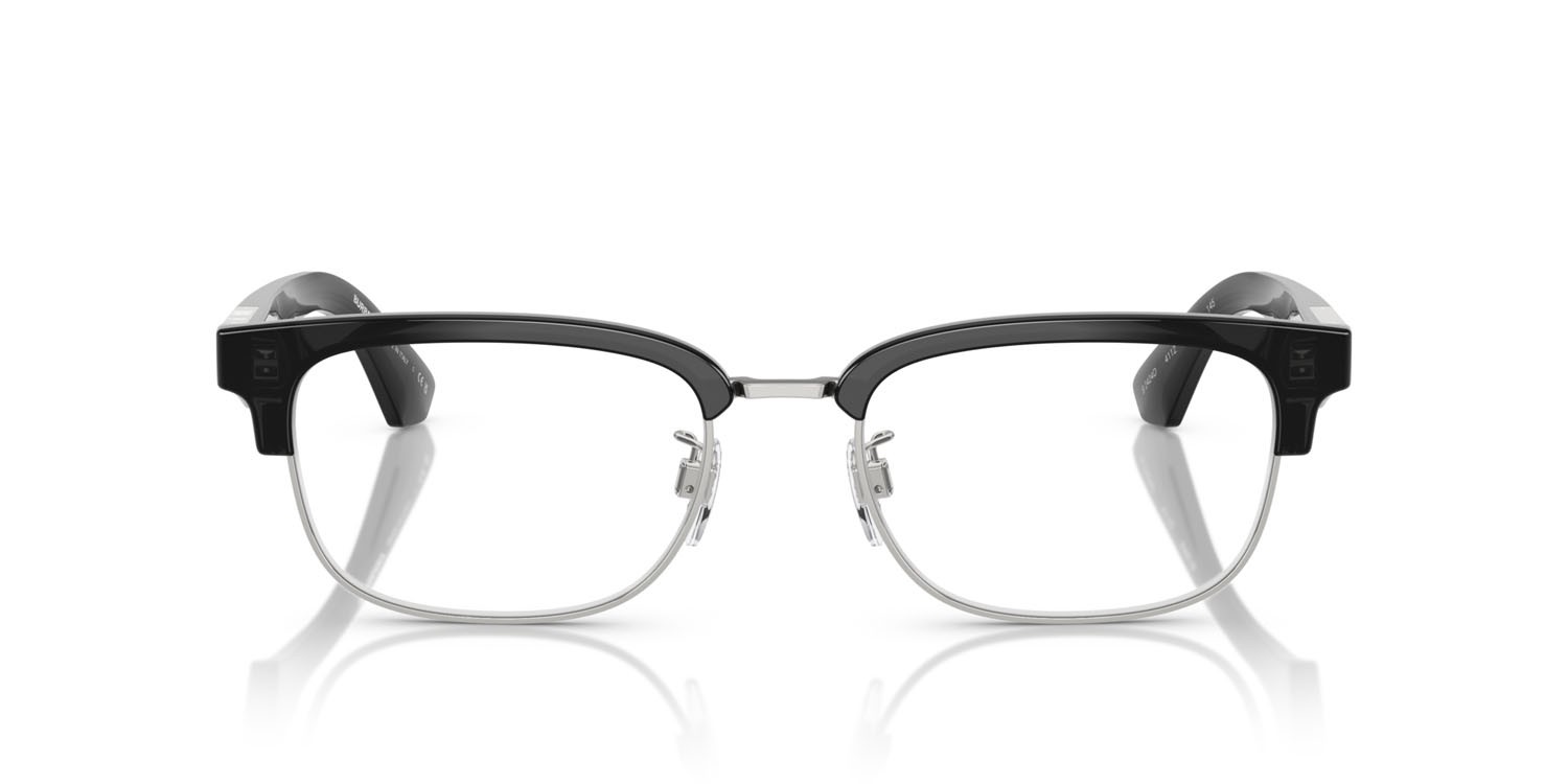 Occhiali da vista Burberry BE 2424D (4112) colore argento forma quadrato lenti lente demo