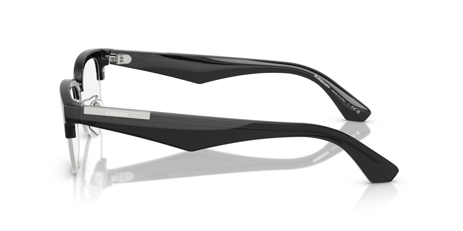 Occhiali da vista Burberry BE 2424D (4112) colore argento forma quadrato lenti lente demo