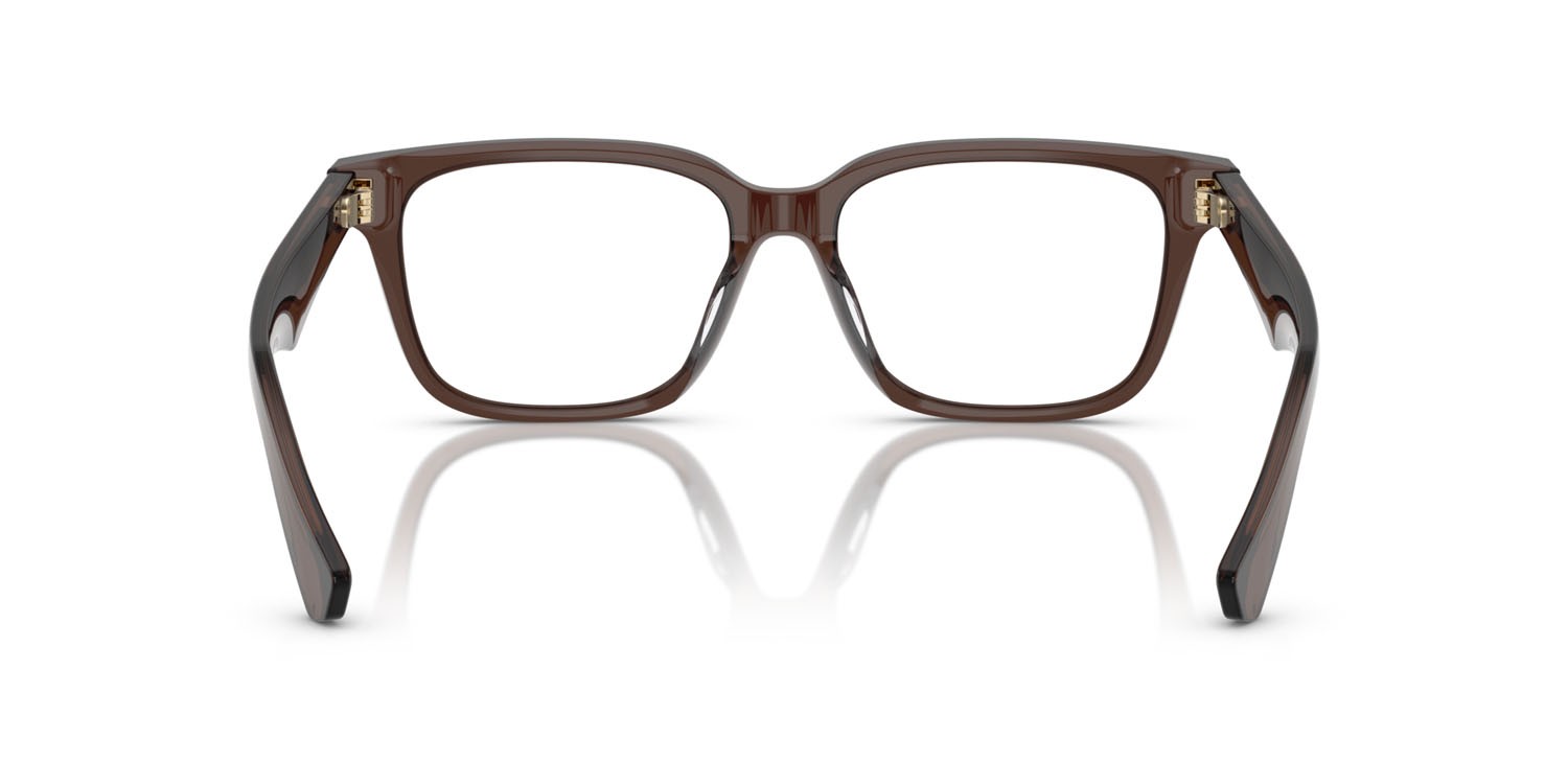 Occhiali da vista Burberry BE 2425D (4116) colore marrone forma quadrato lenti lente demo
