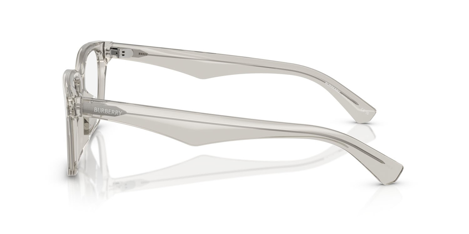 Occhiali da vista Burberry BE 2425D (4127) colore grigio forma quadrato lenti lente demo