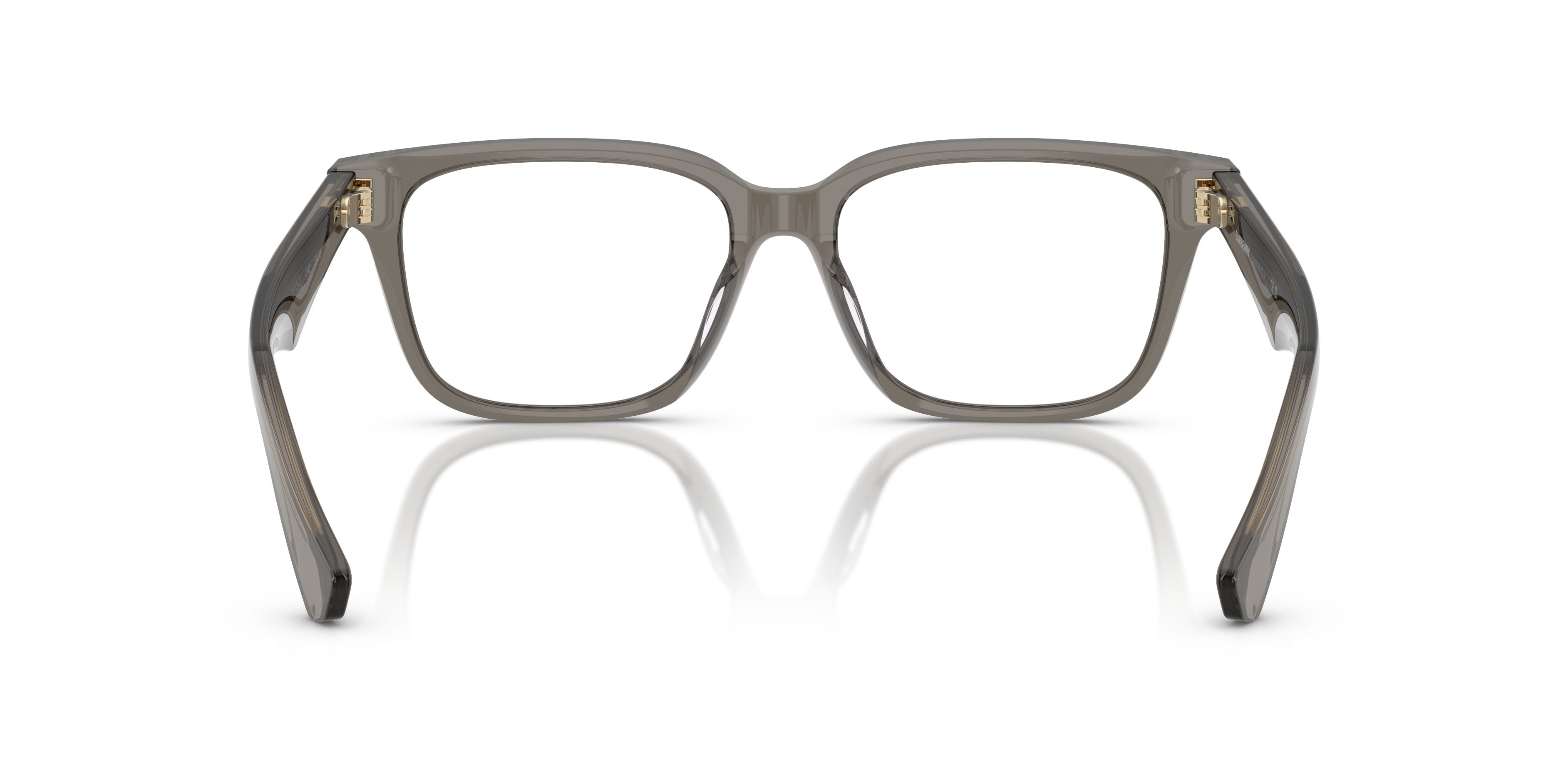 Occhiali da vista Burberry BE 2425D (4242) colore grigio forma quadrato lenti lente demo