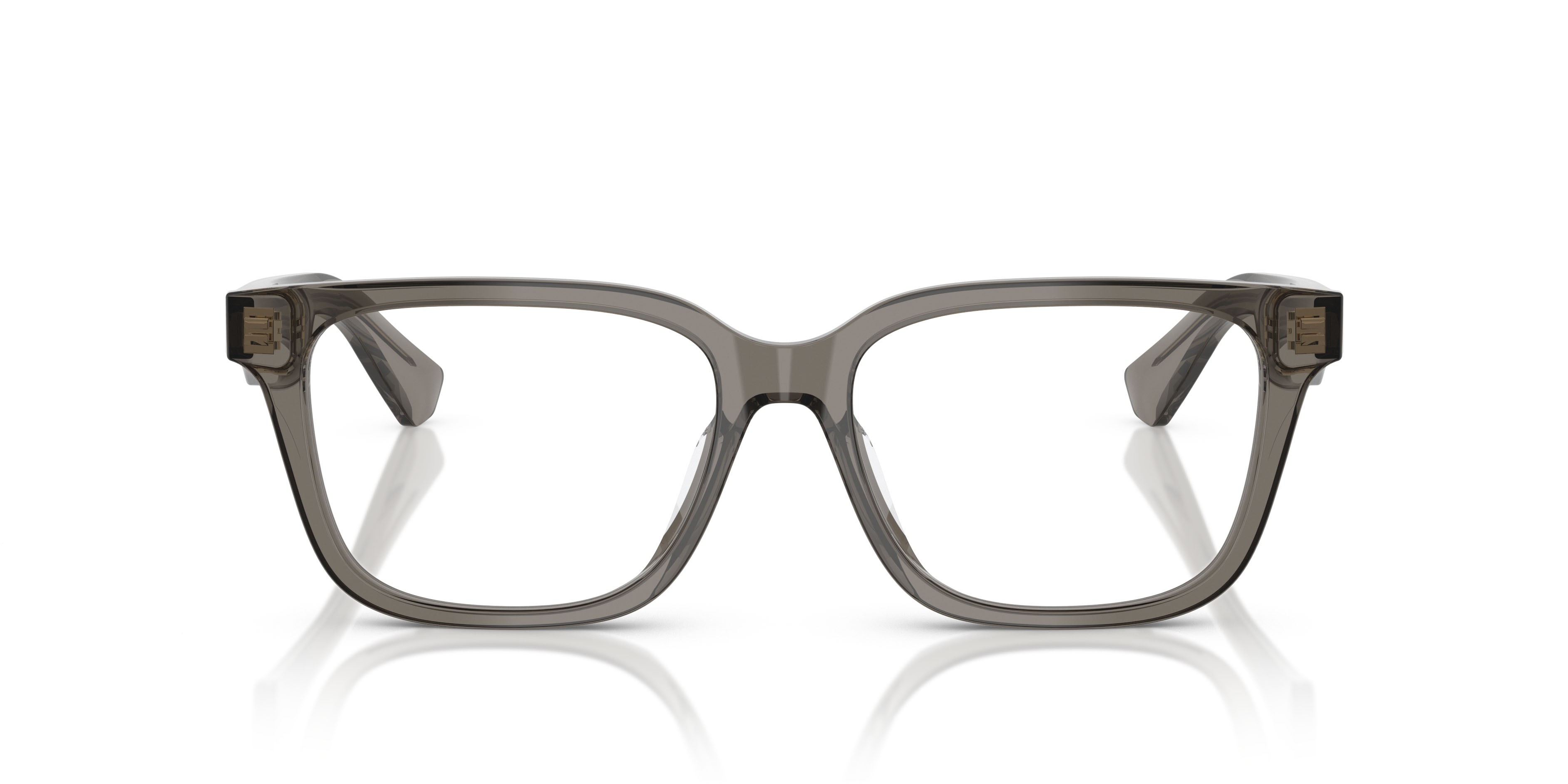 Occhiali da vista Burberry BE 2425D (4242) colore grigio forma quadrato lenti lente demo