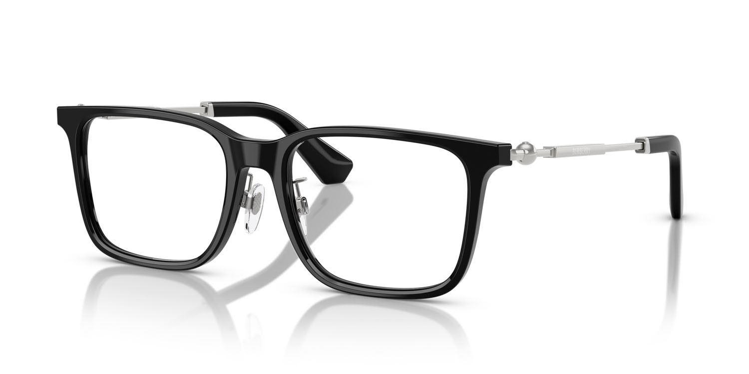Occhiali da vista Burberry BE 2426D (3001) colore nero forma quadrato lenti lente demo