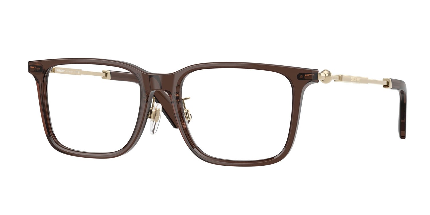Occhiali da vista Burberry BE 2426D (4116) colore marrone forma quadrato lenti lente demo