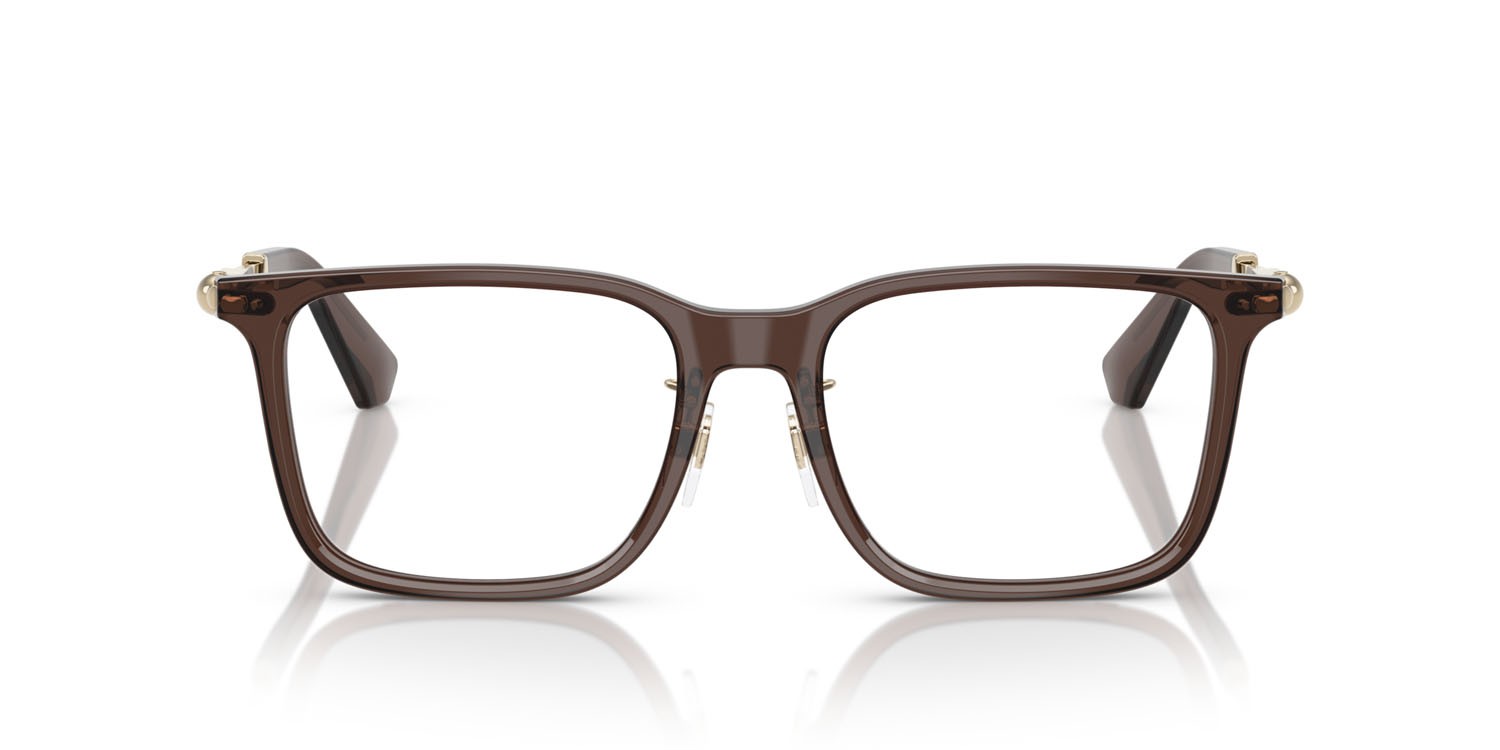 Occhiali da vista Burberry BE 2426D (4116) colore marrone forma quadrato lenti lente demo