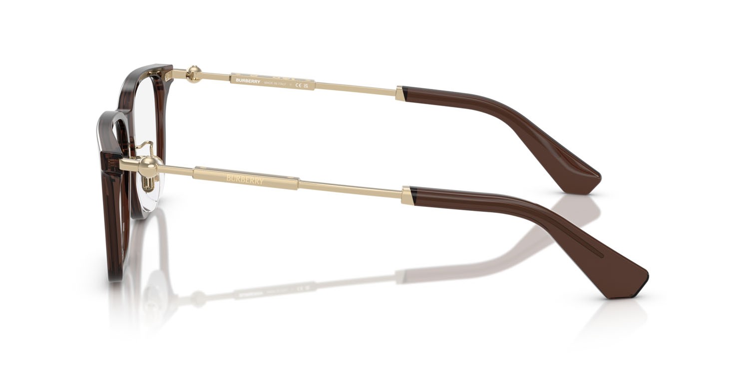 Occhiali da vista Burberry BE 2426D (4116) colore marrone forma quadrato lenti lente demo