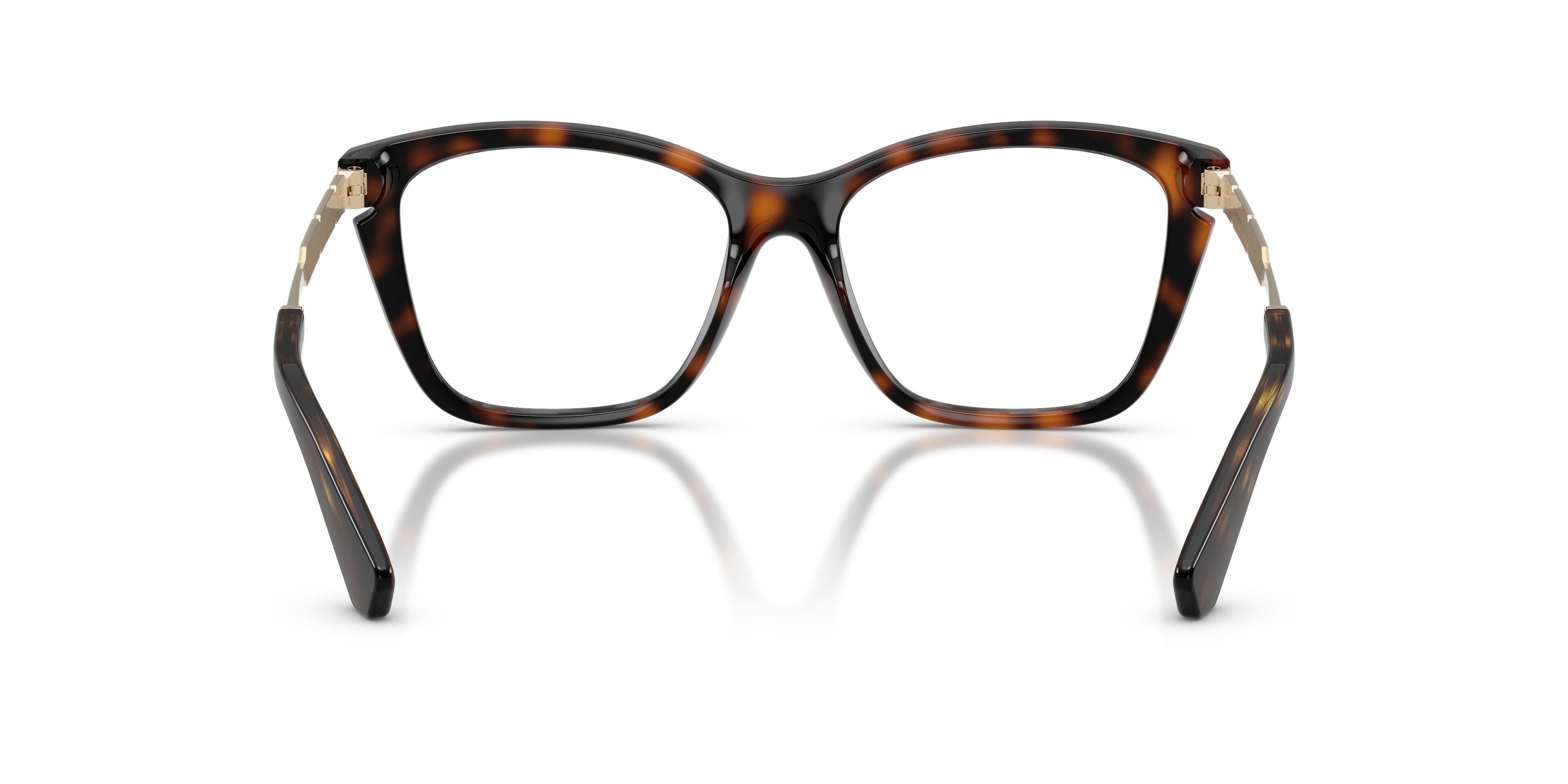Occhiali da vista Burberry BE 2427U (3002) colore havana scuro forma cat eye lenti lente demo