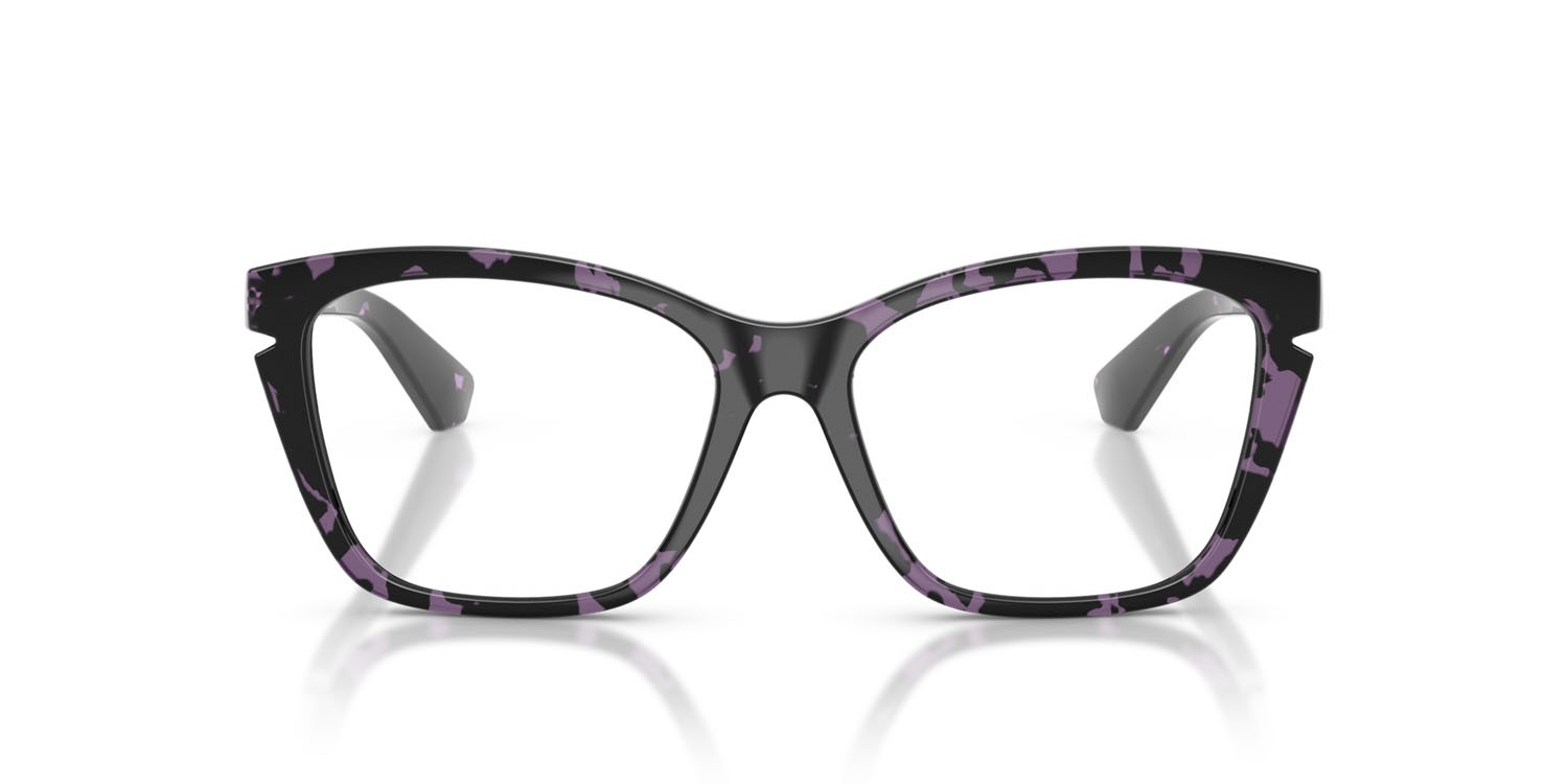 Occhiali da vista Burberry BE 2427U (4159) colore havana violetto forma cat eye lenti lente demo