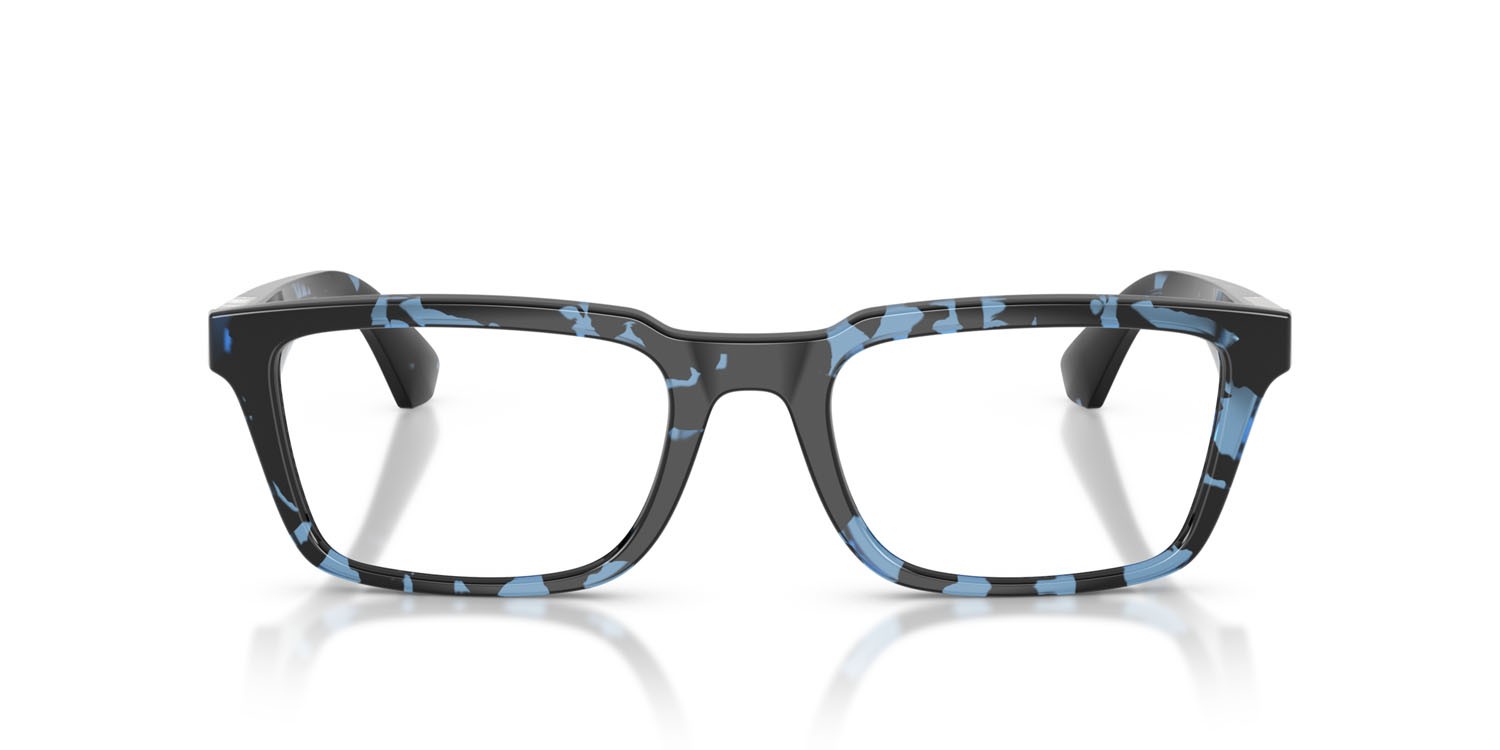 Occhiali da vista Burberry BE 2428U (4111) colore blu havana forma rettangolare lenti lente demo