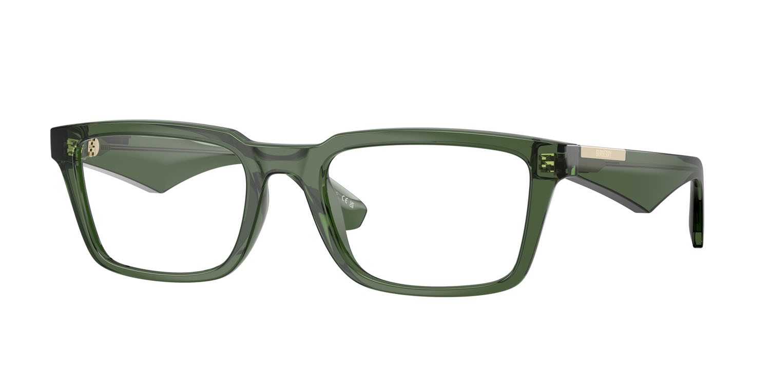 Occhiali da vista Burberry BE 2428U (4174) colore verde forma rettangolare lenti lente demo