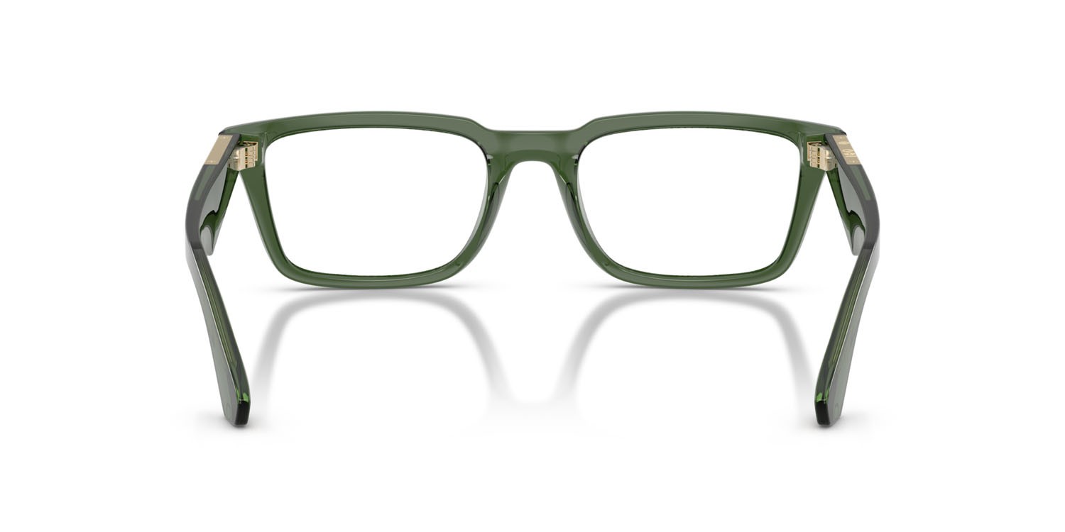 Occhiali da vista Burberry BE 2428U (4174) colore verde forma rettangolare lenti lente demo