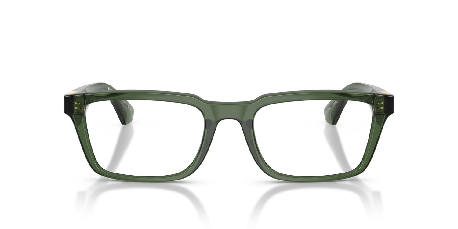 Occhiali da vista Burberry BE 2428U (4174) colore verde forma rettangolare lenti lente demo