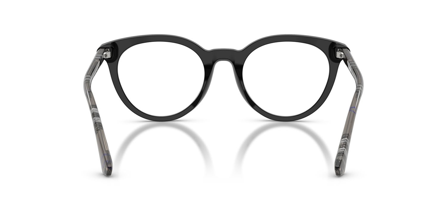 Occhiali da vista Burberry BE 2429 (4165) colore nero forma rotondo lenti lente demo