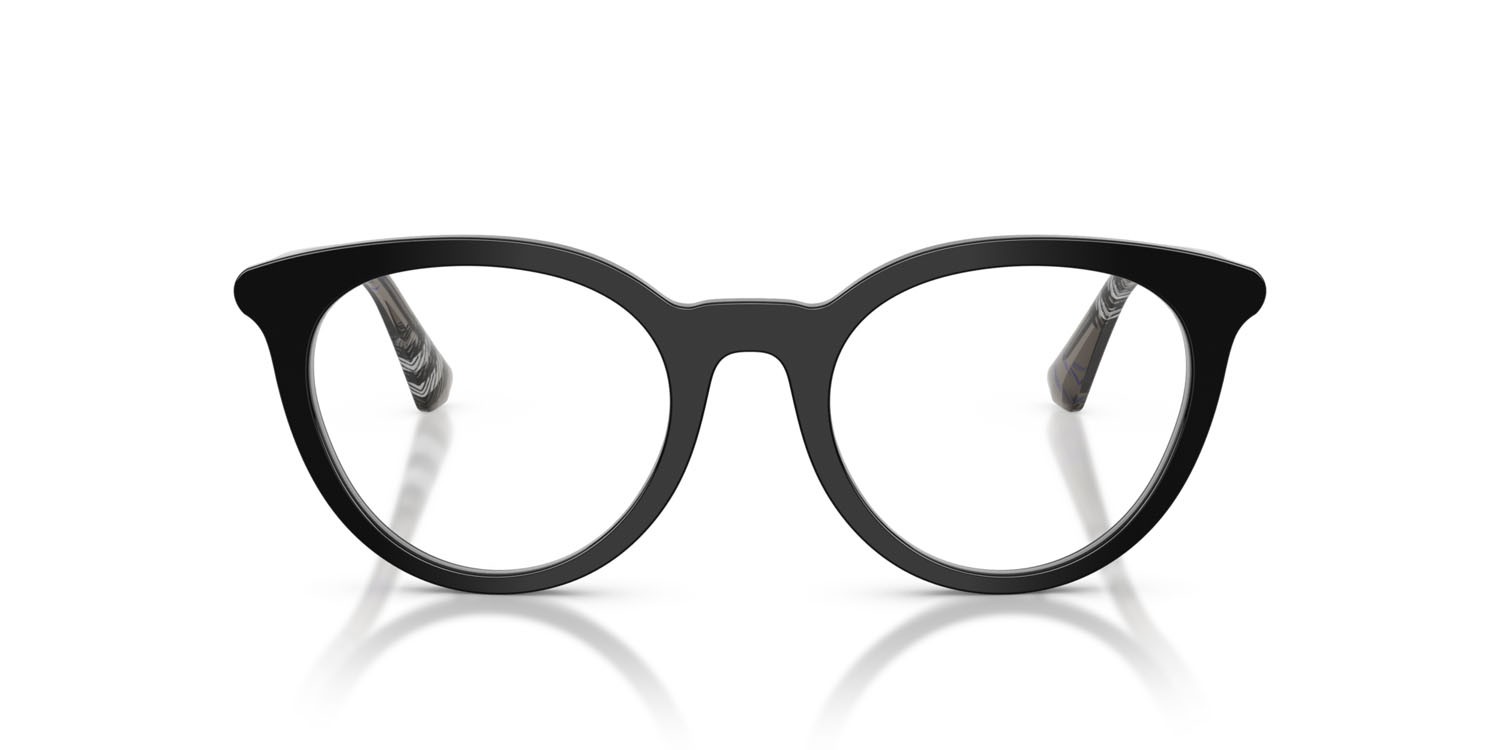 Occhiali da vista Burberry BE 2429 (4165) colore nero forma rotondo lenti lente demo