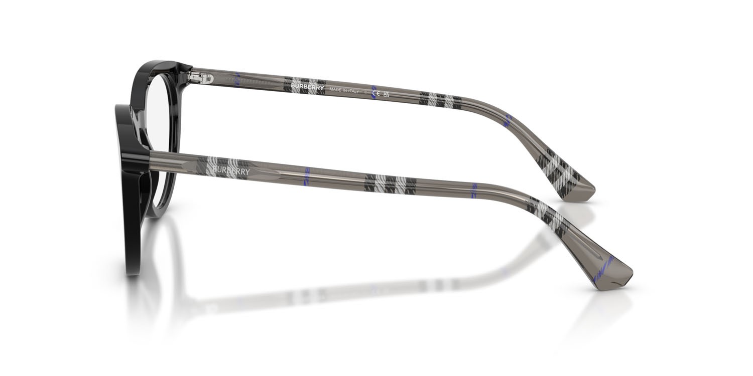 Occhiali da vista Burberry BE 2429 (4165) colore nero forma rotondo lenti lente demo