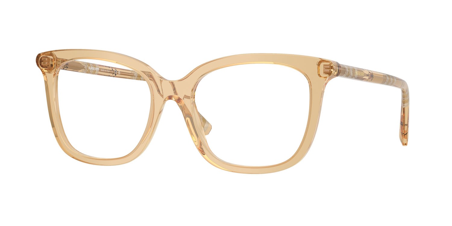 Occhiali da vista Burberry BE 2430 (4167) colore beige forma quadrato lenti lente demo