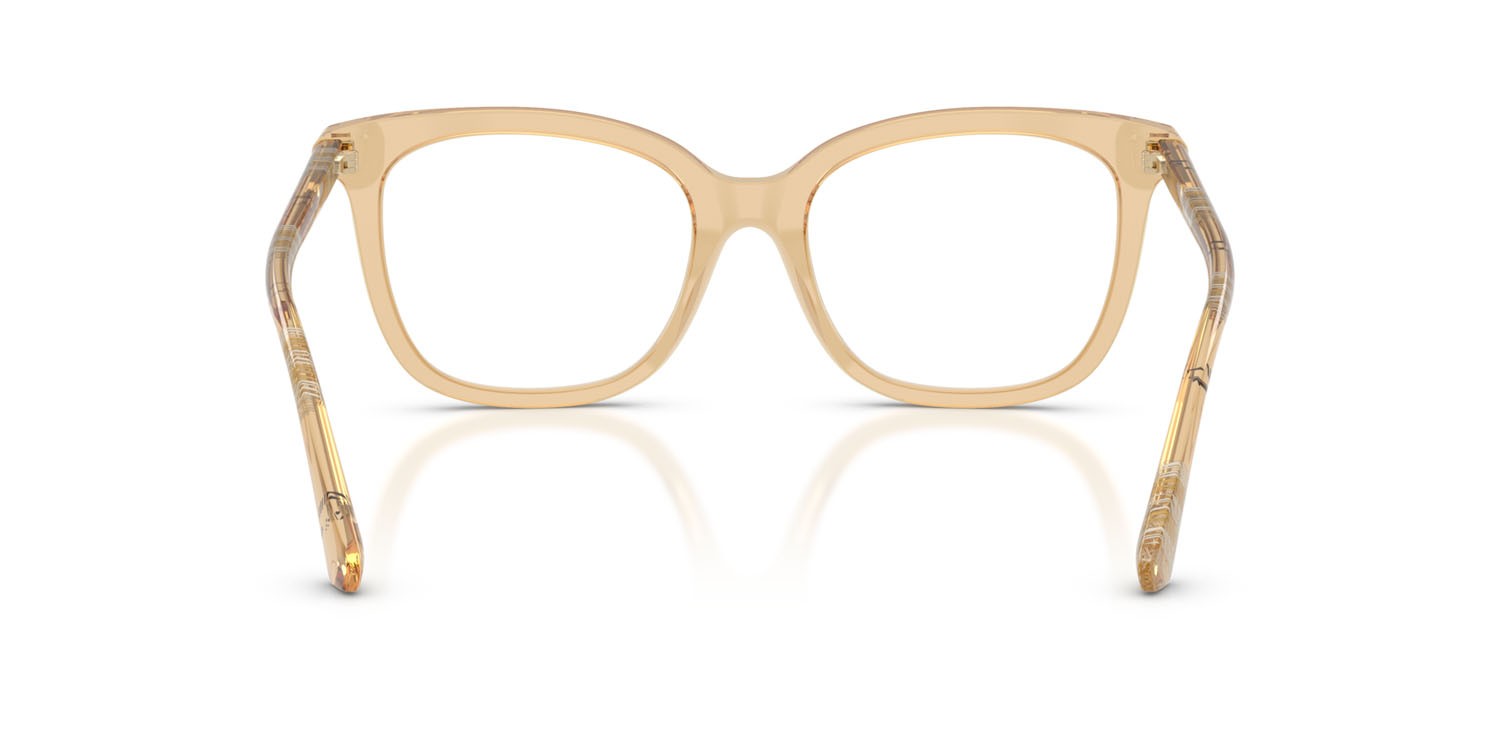 Occhiali da vista Burberry BE 2430 (4167) colore beige forma quadrato lenti lente demo