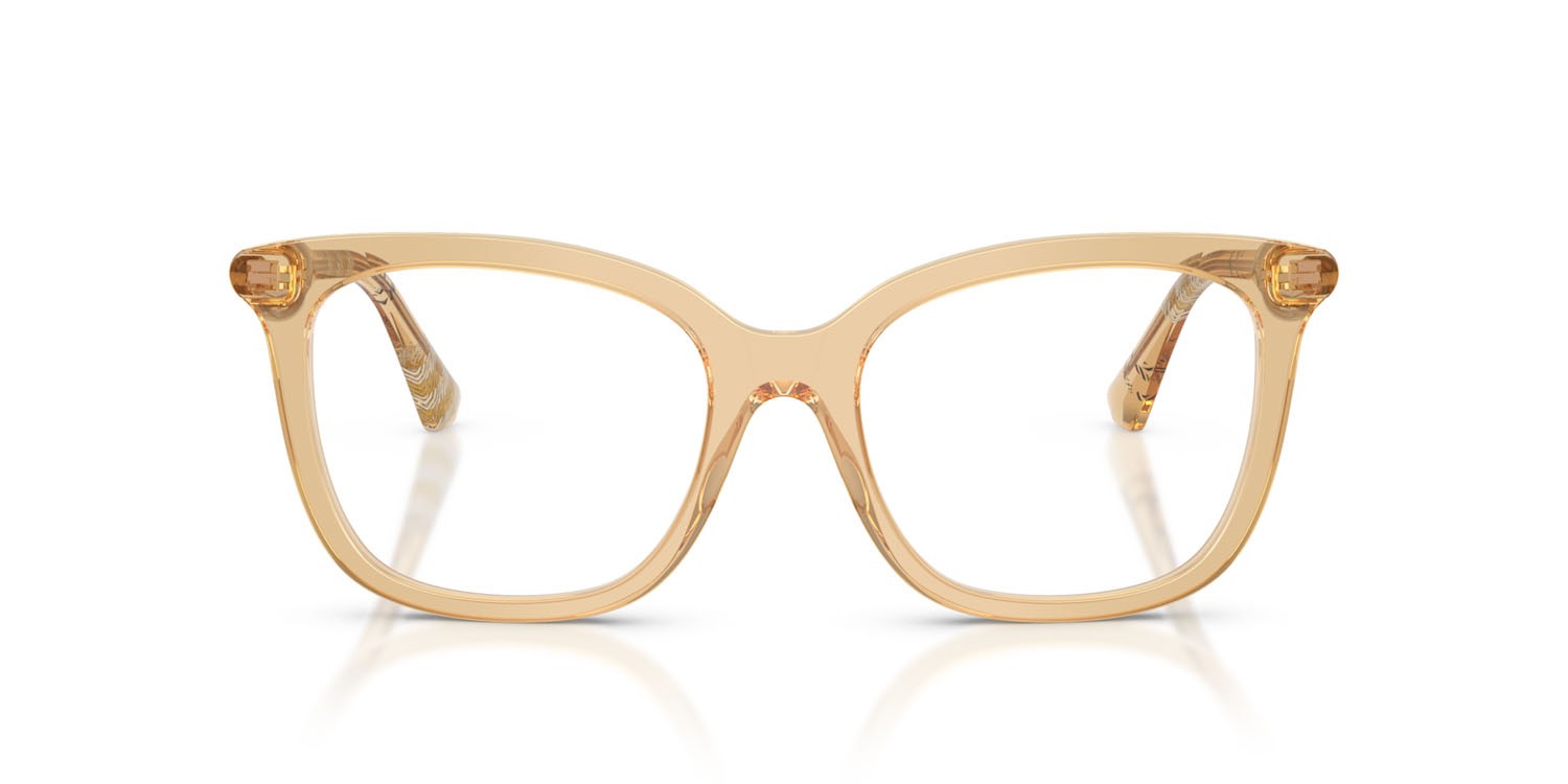Occhiali da vista Burberry BE 2430 (4167) colore beige forma quadrato lenti lente demo