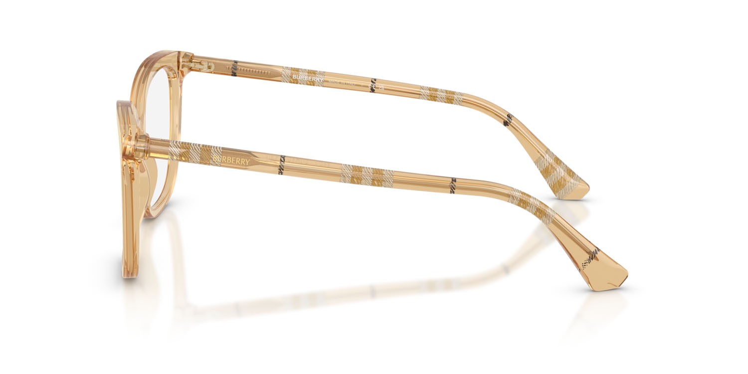 Occhiali da vista Burberry BE 2430 (4167) colore beige forma quadrato lenti lente demo