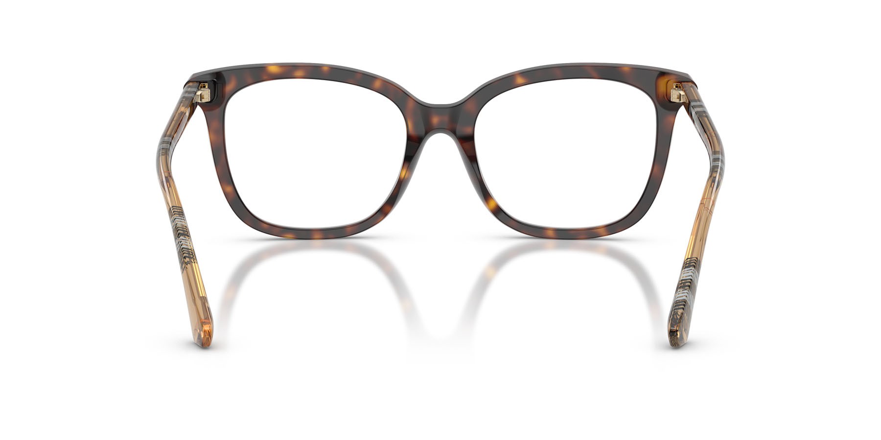 Occhiali da vista Burberry BE 2430 (4216) colore havana scuro forma quadrato lenti lente demo