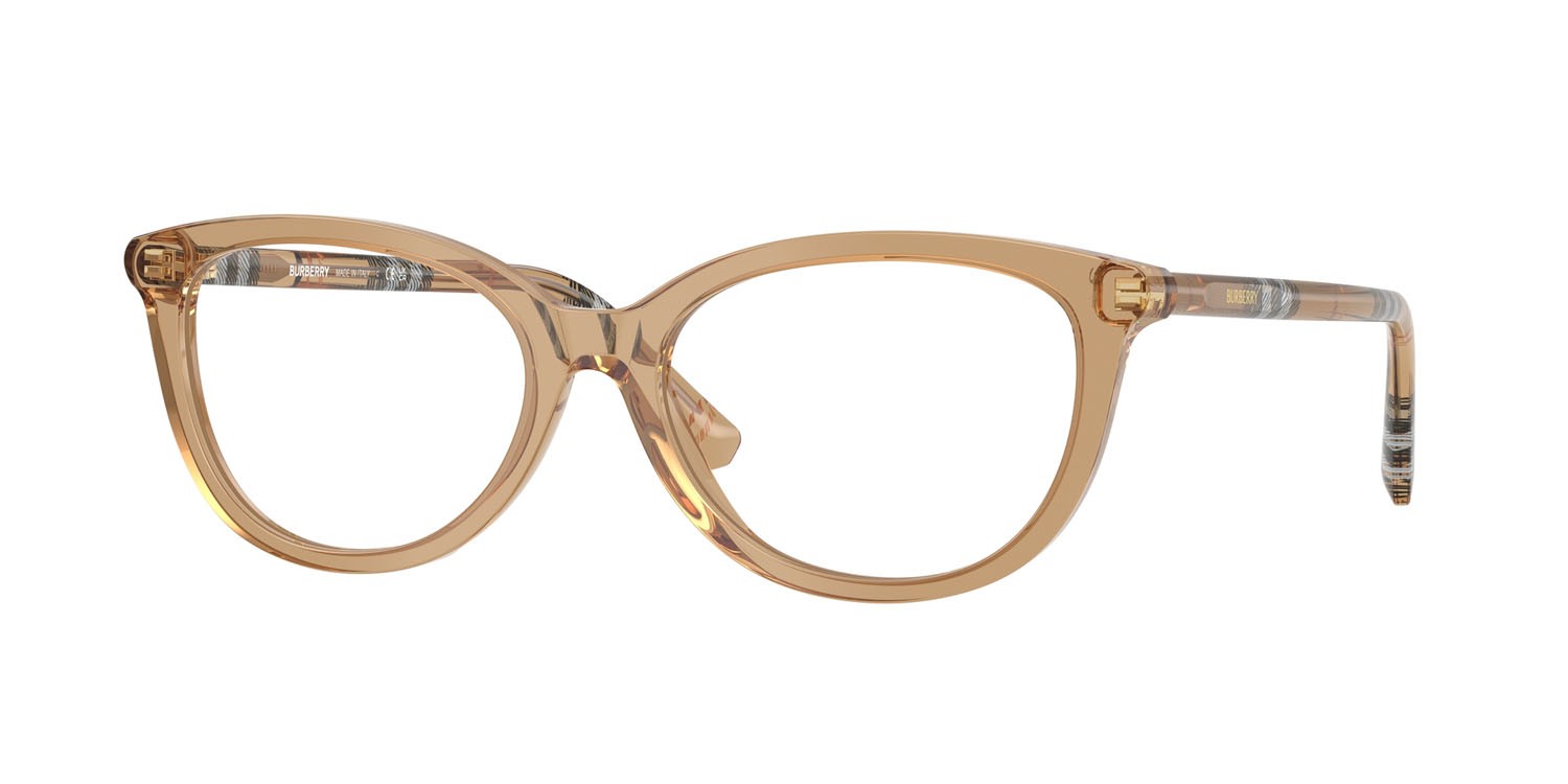 Occhiali da vista Burberry BE 2431 (4164) colore beige forma cat eye lenti lente demo