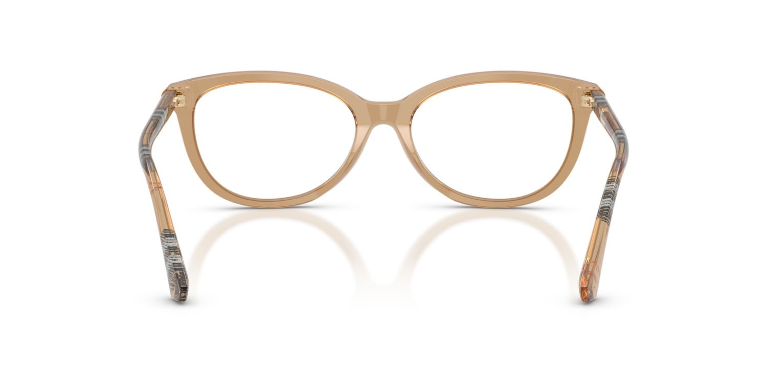 Occhiali da vista Burberry BE 2431 (4164) colore beige forma cat eye lenti lente demo