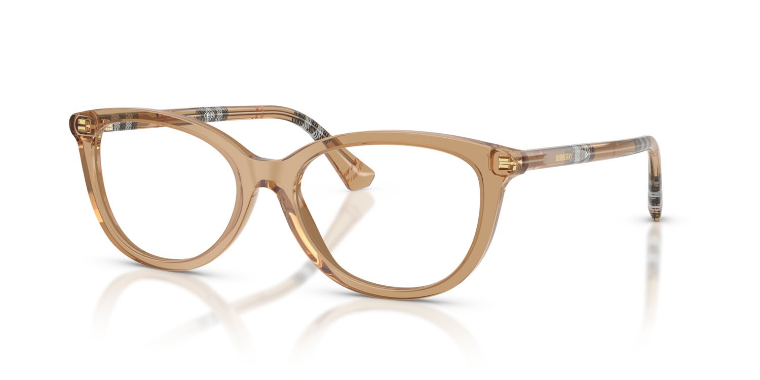 Occhiali da vista Burberry BE 2431 (4164) colore beige forma cat eye lenti lente demo