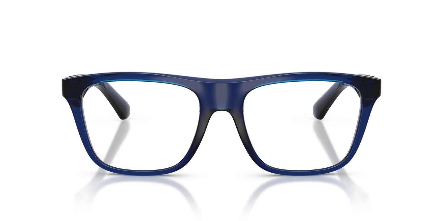 Occhiali da vista Burberry BE 2432U (4110) colore blu forma quadrato lenti lente demo