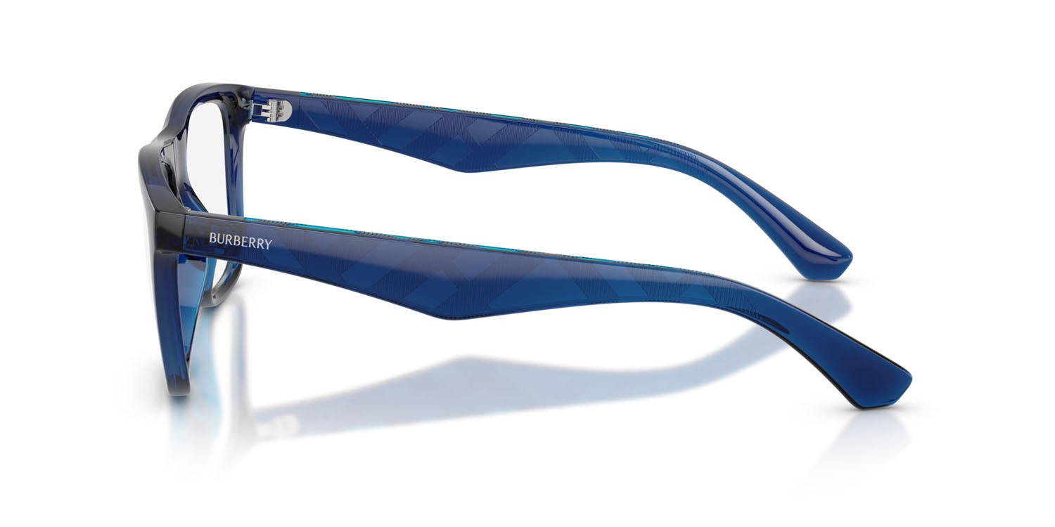 Occhiali da vista Burberry BE 2432U (4110) colore blu forma quadrato lenti lente demo