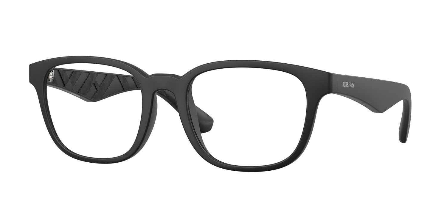 Eyeglasses Burberry BE 2433U (3464) color nero opaco shape square lenses lente demo