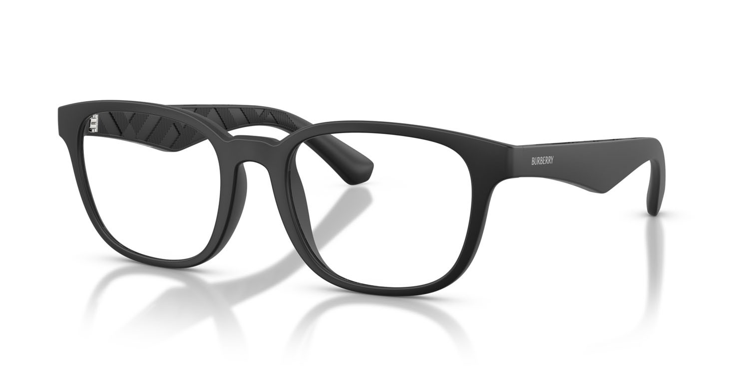 Eyeglasses Burberry BE 2433U (3464) color nero opaco shape square lenses lente demo