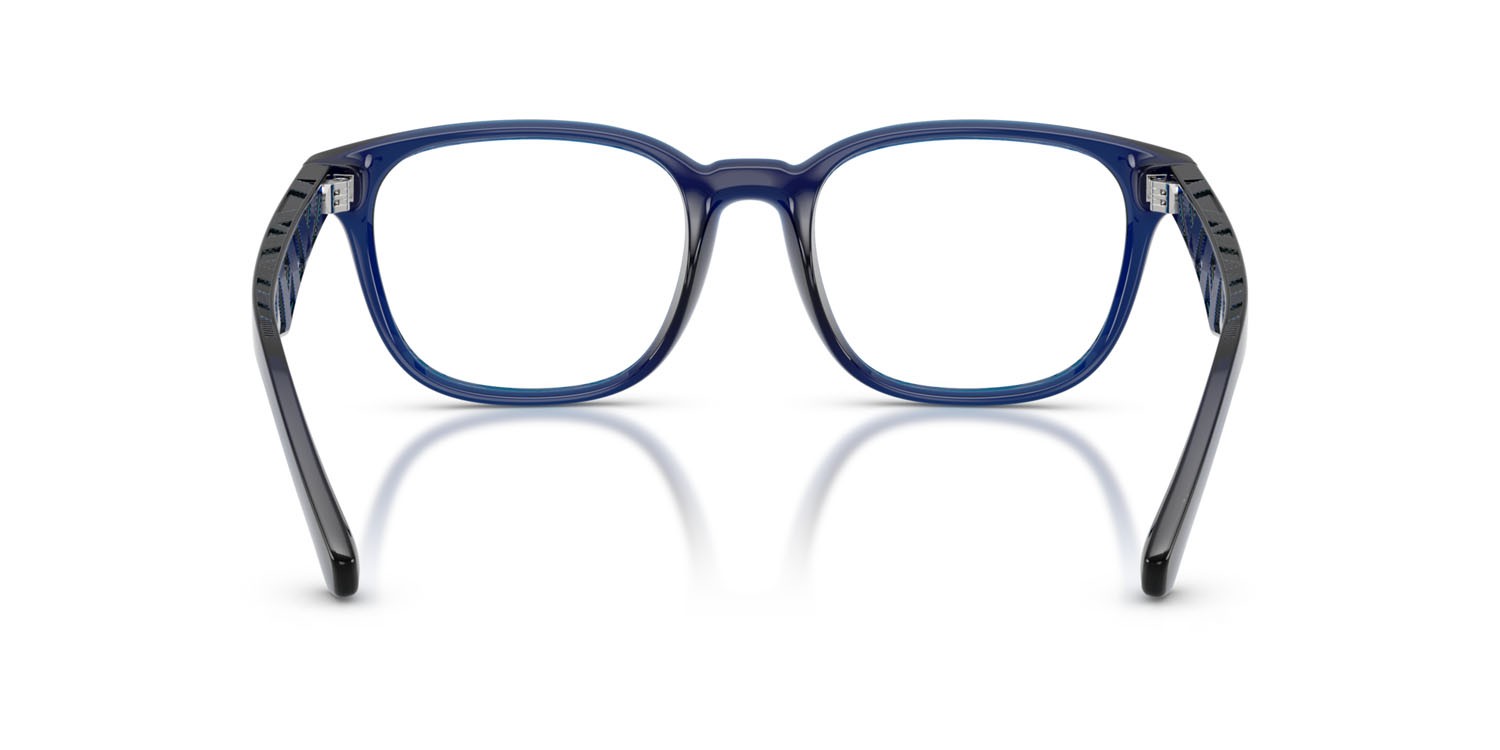 Occhiali da vista Burberry BE 2433U (4110) colore blu forma quadrato lenti lente demo