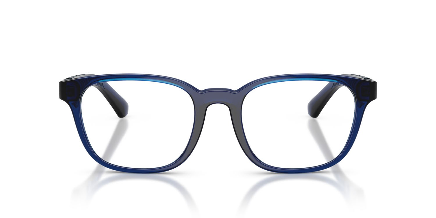 Occhiali da vista Burberry BE 2433U (4110) colore blu forma quadrato lenti lente demo