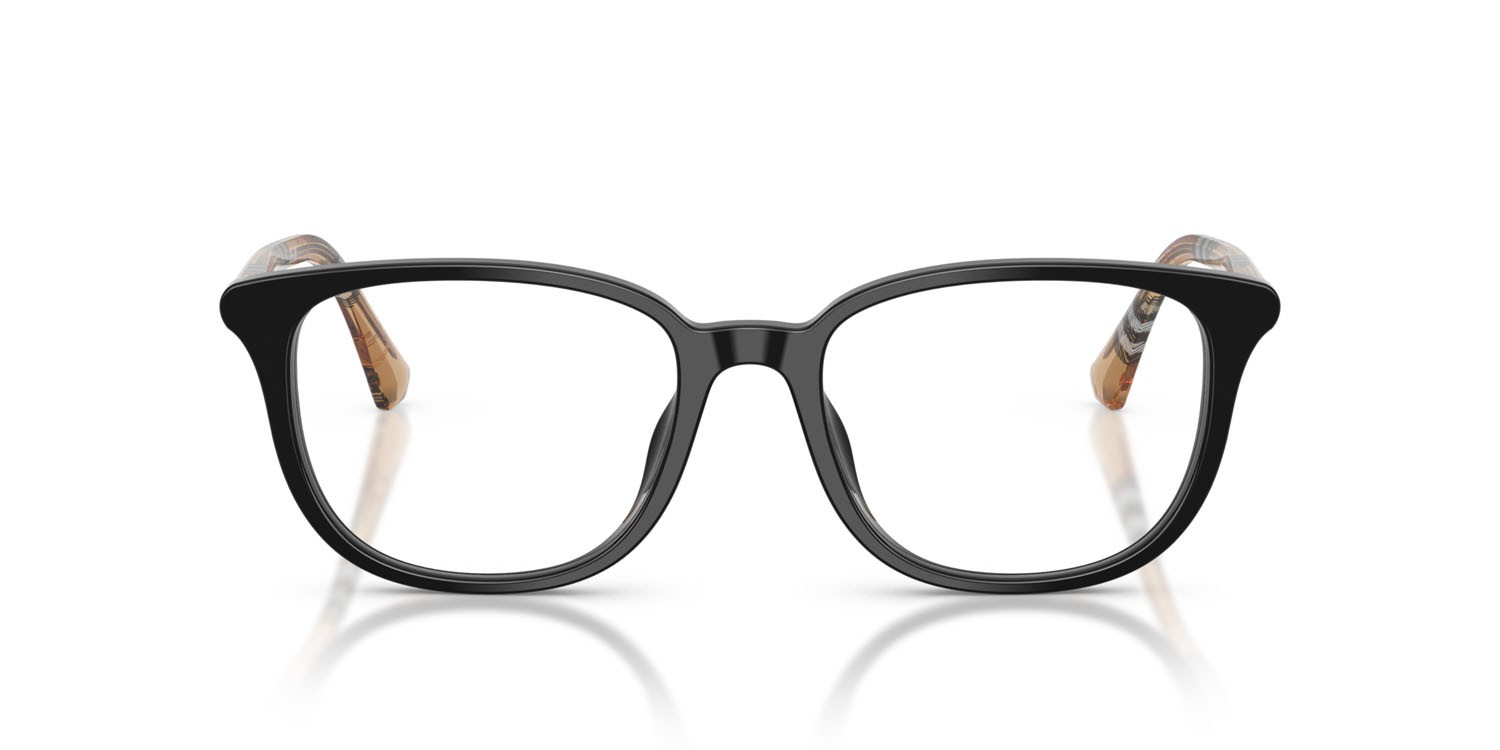 Occhiali da vista Burberry BE 2434D (4161) colore nero forma quadrato lenti lente demo