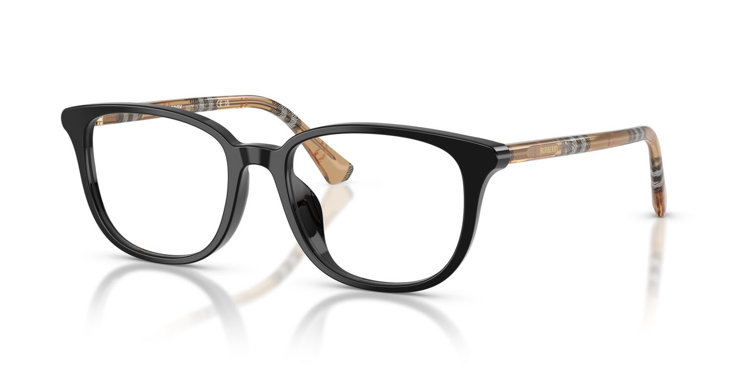 Occhiali da vista Burberry BE 2434D (4161) colore nero forma quadrato lenti lente demo