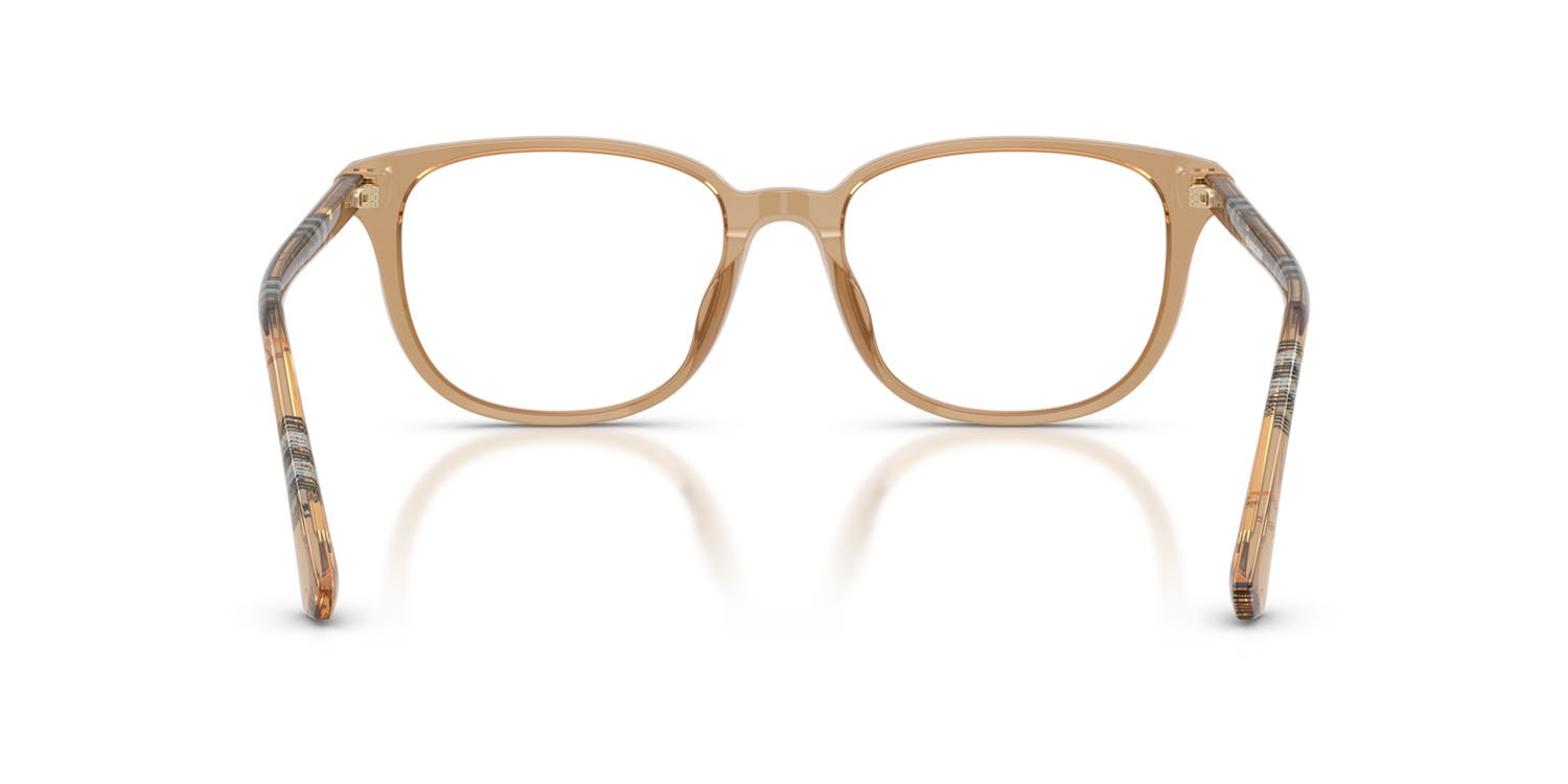 Occhiali da vista Burberry BE 2434D (4164) colore beige forma quadrato lenti lente demo
