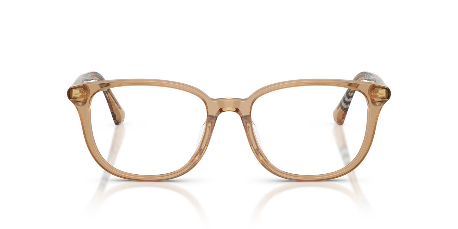 Occhiali da vista Burberry BE 2434D (4164) colore beige forma quadrato lenti lente demo