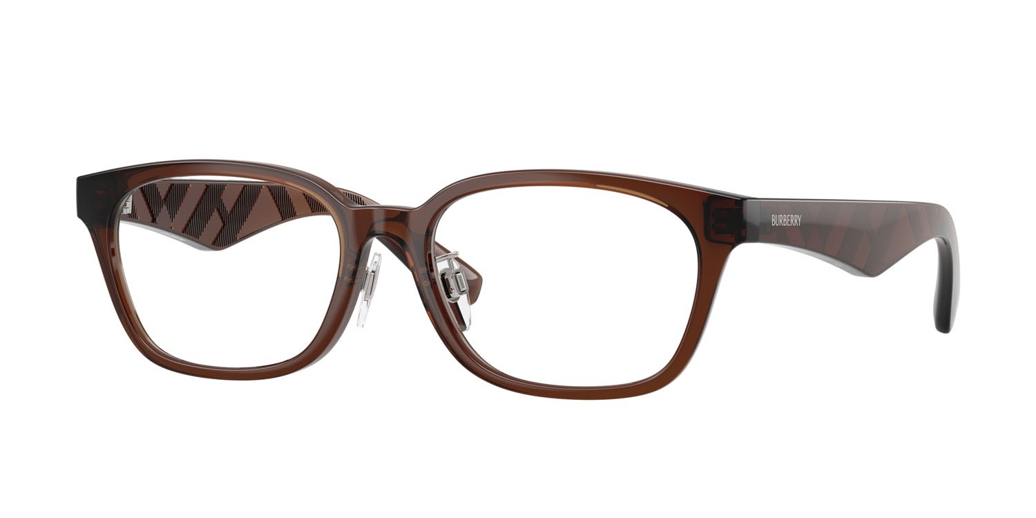 Occhiali da vista Burberry BE 2436D (4116) colore marrone forma rettangolare lenti lente demo