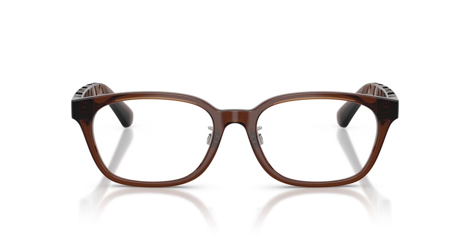 Occhiali da vista Burberry BE 2436D (4116) colore marrone forma rettangolare lenti lente demo