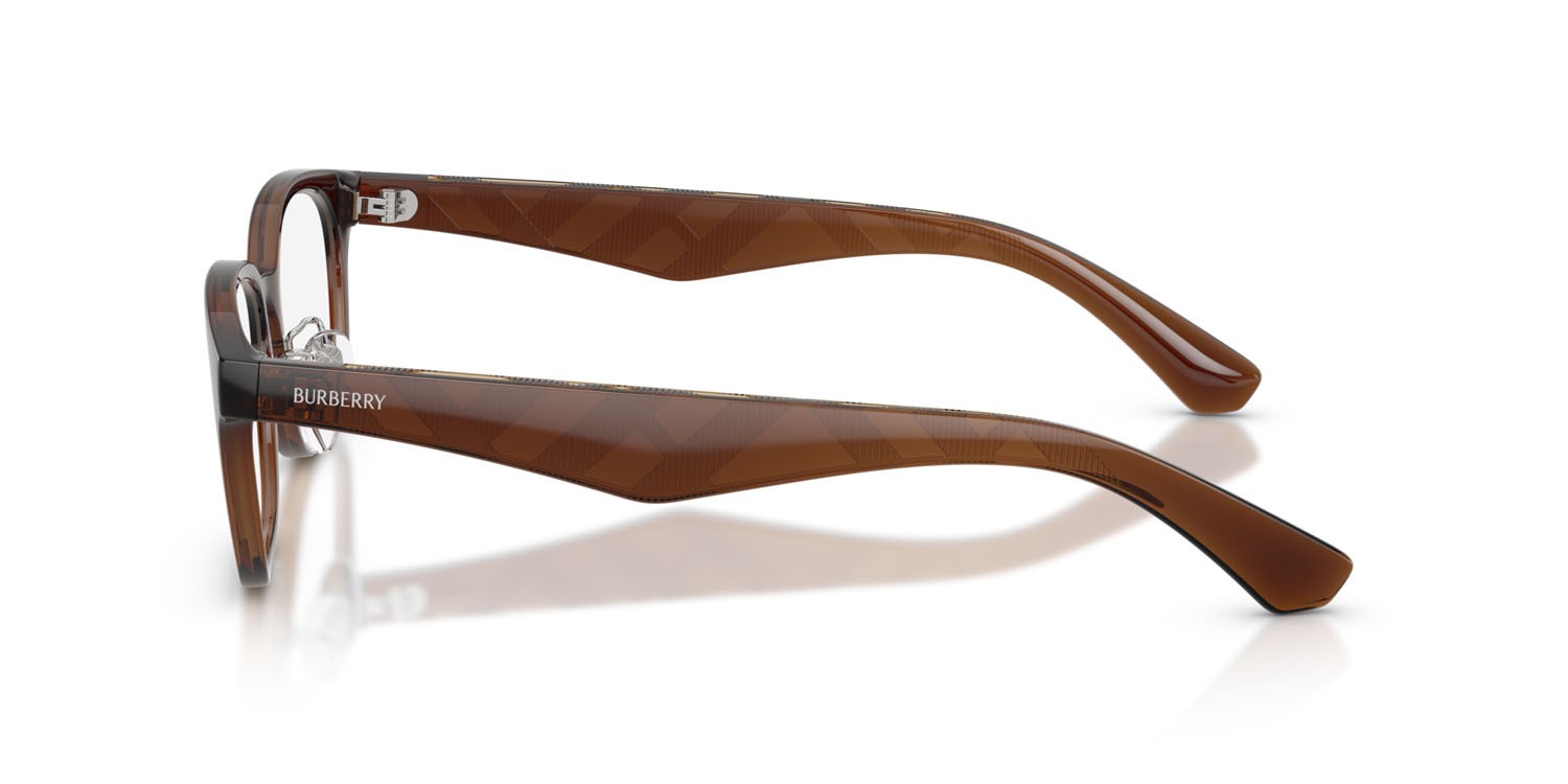 Occhiali da vista Burberry BE 2436D (4116) colore marrone forma rettangolare lenti lente demo