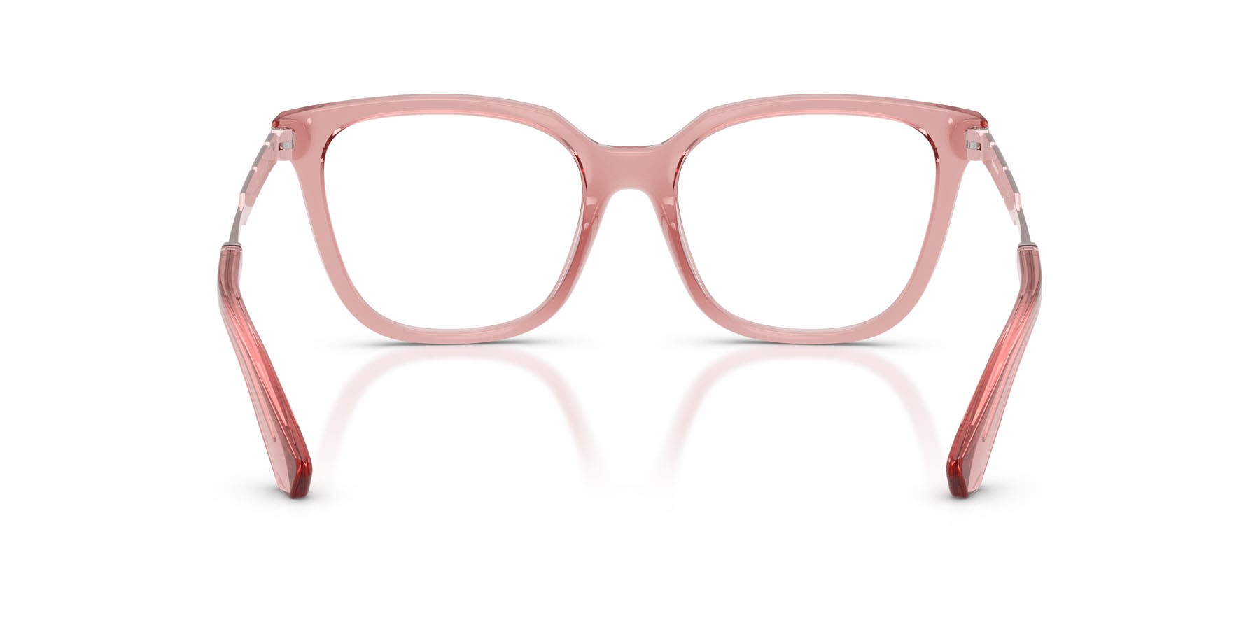Occhiali da vista Burberry BE 2441U (4196) colore rosa forma quadrato lenti lente demo